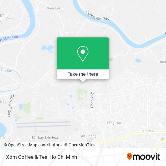Xóm Coffee & Tea map