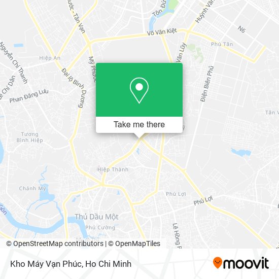 Kho Máy Vạn Phúc map