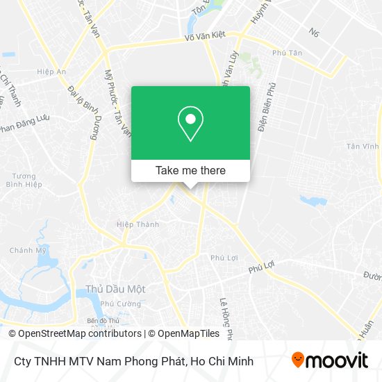 Cty TNHH MTV Nam Phong Phát map