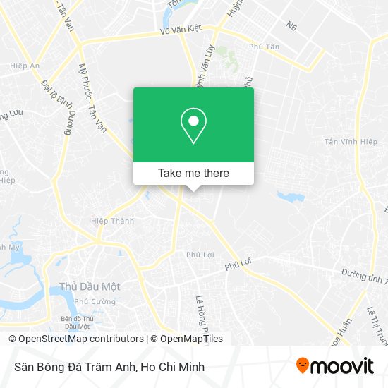 Sân Bóng Đá Trâm Anh map