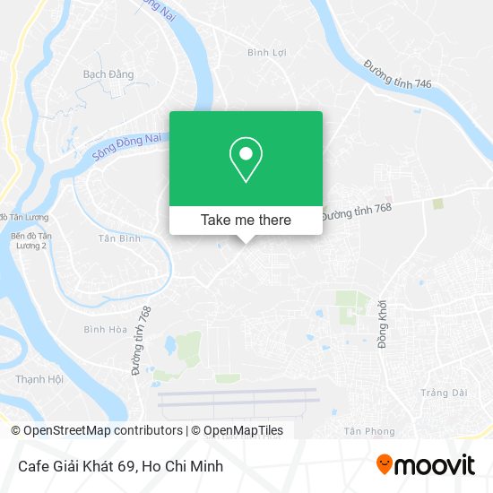 Cafe Giải Khát 69 map