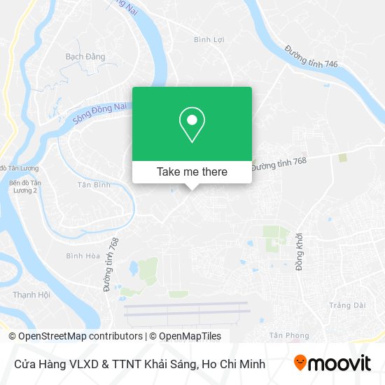 Cửa Hàng VLXD & TTNT Khải Sáng map