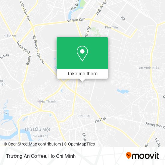 Trường An Coffee map