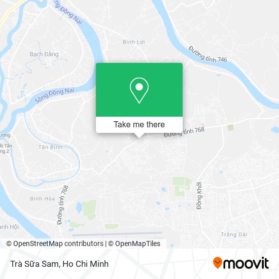 Trà Sữa Sam map