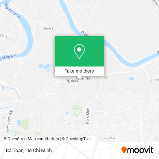 Bà Toan map