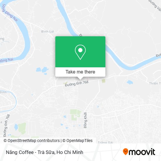 Nắng Coffee - Trà Sữa map