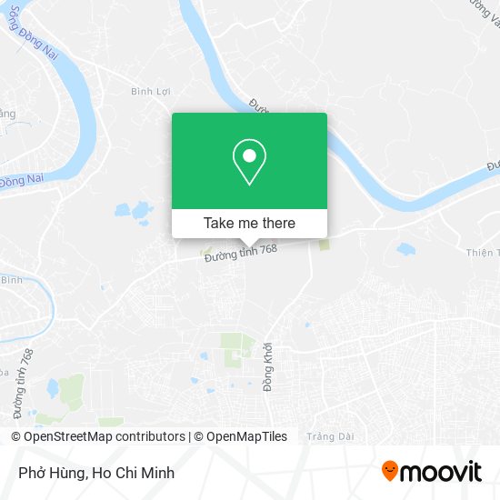Phở Hùng map