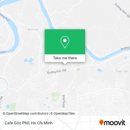 Cafe Góc Phố map