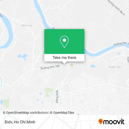 Bidv map
