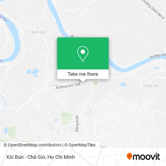Xôi Bún - Chả Giò map