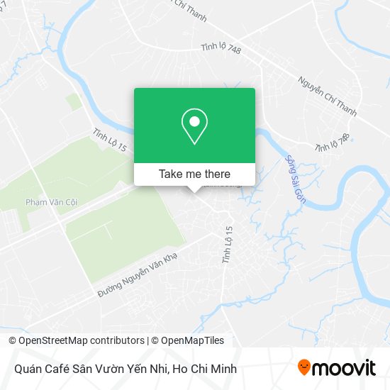 Quán Café Sân Vườn Yến Nhi map