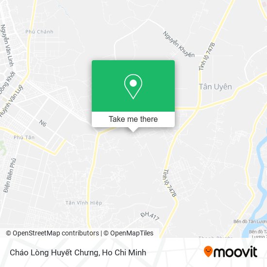 Cháo Lòng Huyết Chưng map