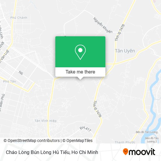 Cháo Lòng Bún Lòng Hủ Tiếu map