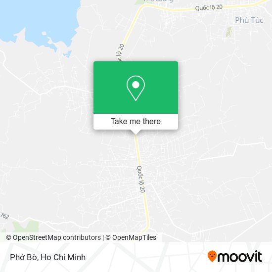 Phở Bò map