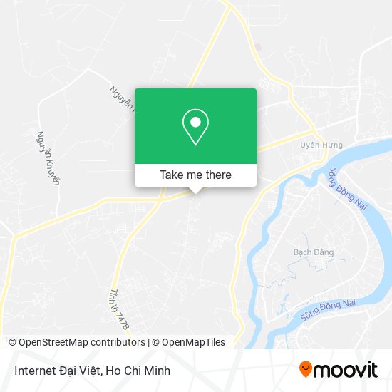 Internet Đại Việt map