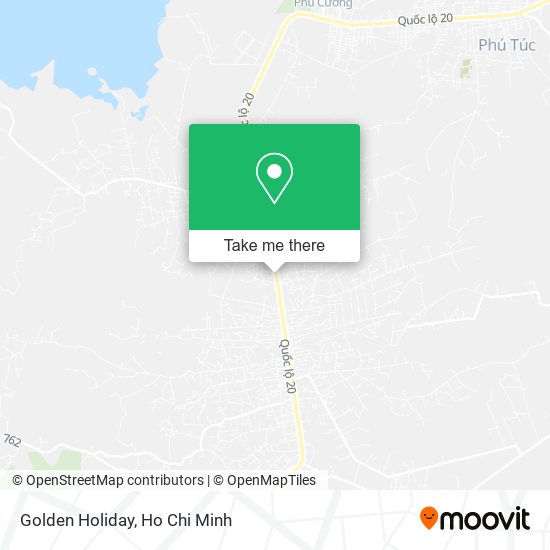 Golden Holiday map
