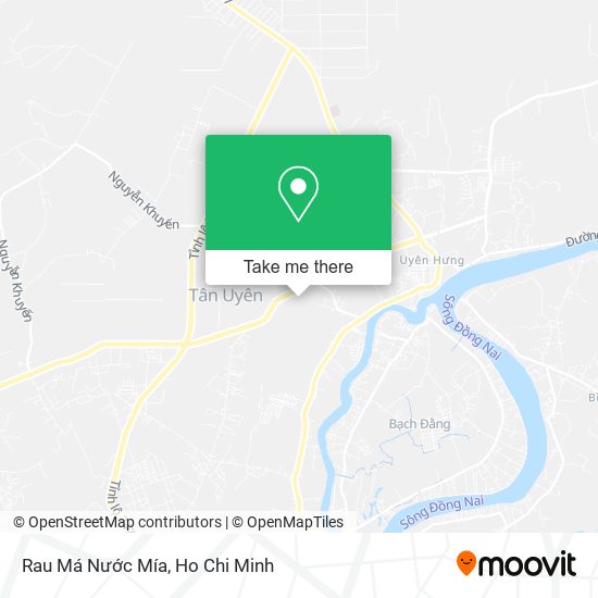 Rau Má Nước Mía map
