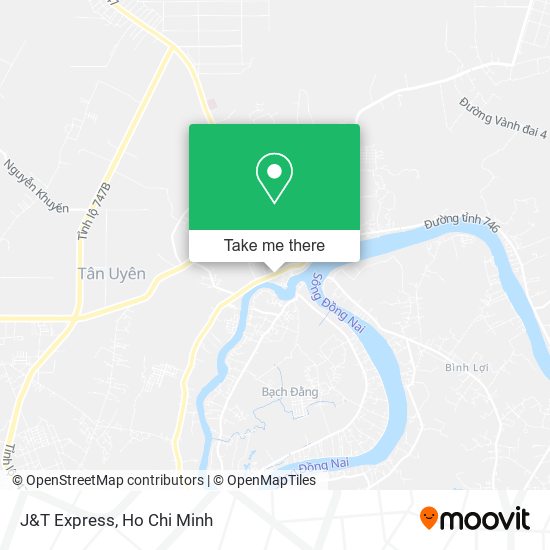 J&T Express map