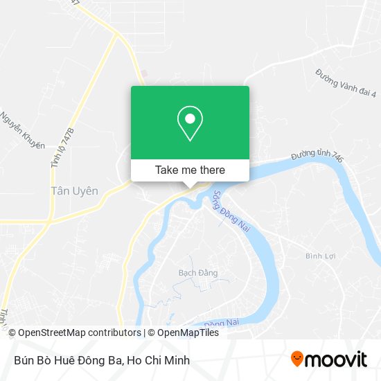 Bún Bò Huê Đông Ba map