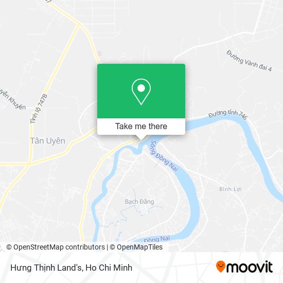 Hưng Thịnh Land's map