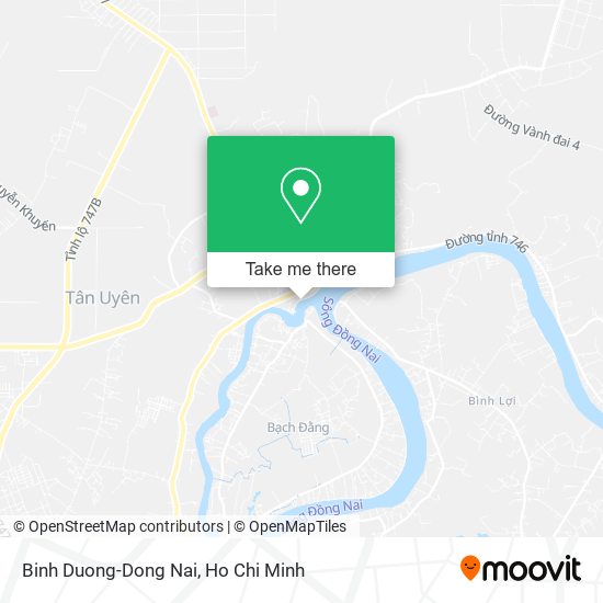 Binh Duong-Dong Nai map