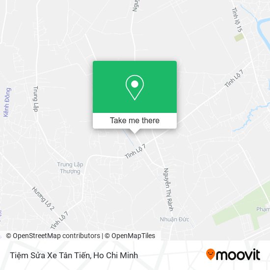 Tiệm Sửa Xe Tân Tiến map