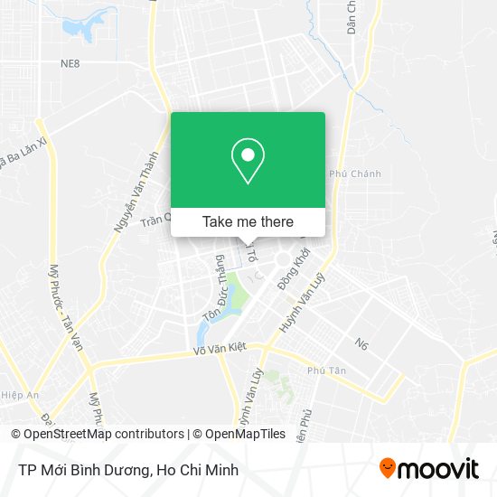 TP Mới Bình Dương map