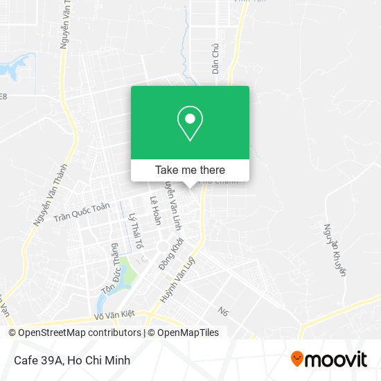 Cafe 39A map