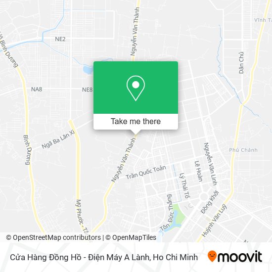 Cửa Hàng Đồng Hồ - Điện Máy A Lành map