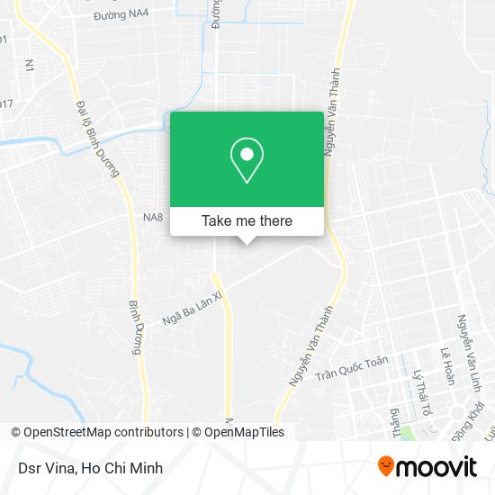 Dsr Vina map