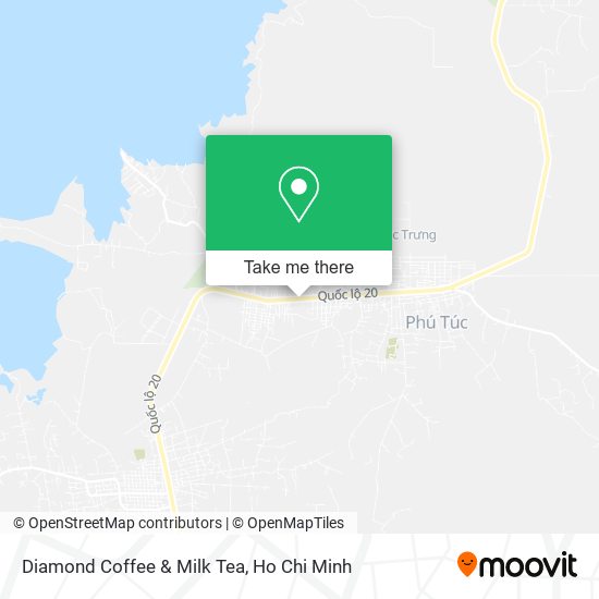 Diamond Coffee & Milk Tea map