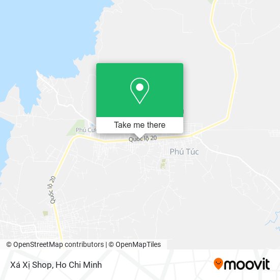 Xá Xị Shop map