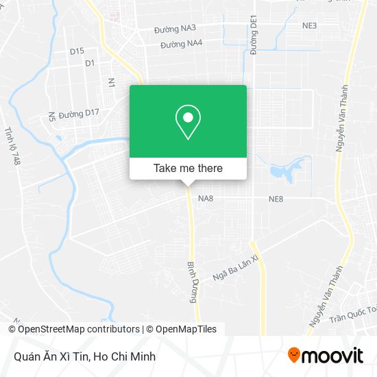 Quán Ăn Xì Tin map