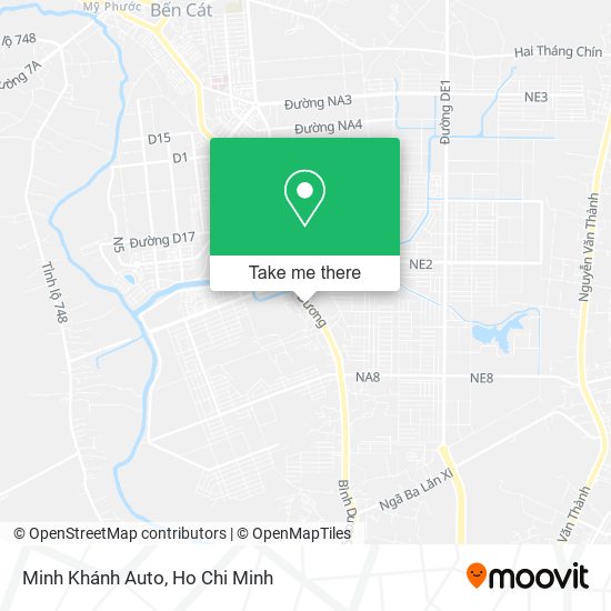 Minh Khánh Auto map