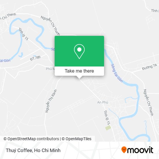 Thuý Coffee map