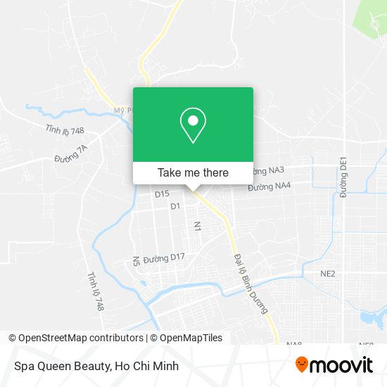 Spa Queen Beauty map
