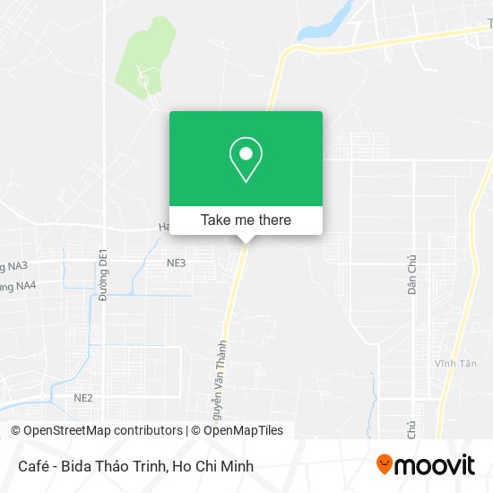 Café - Bida Thảo Trinh map