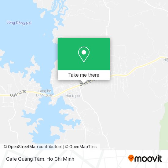 Cafe Quang Tâm map