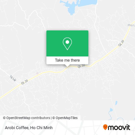 Arobi Coffee map