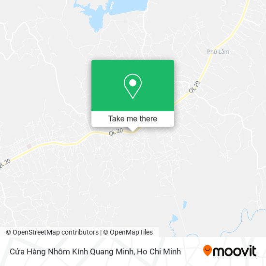 Cửa Hàng Nhôm Kính Quang Minh map