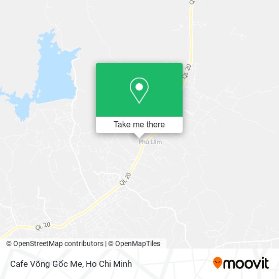 Cafe Võng Gốc Me map