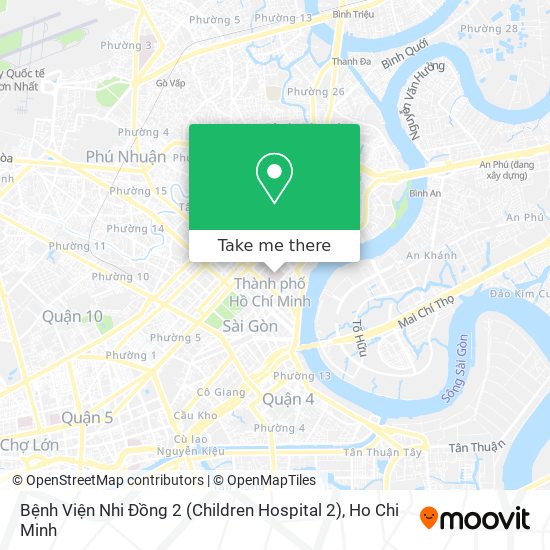 Bệnh Viện Nhi Đồng 2 (Children Hospital 2) map