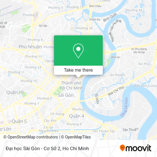 Đại học Sài Gòn - Cơ Sở 2 map