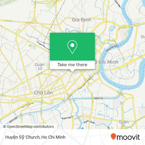 Huyện Sỹ Church map