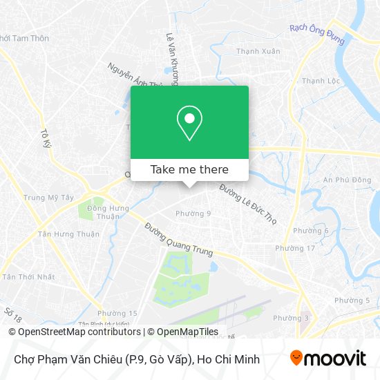 Chợ Phạm Văn Chiêu (P.9, Gò Vấp) map