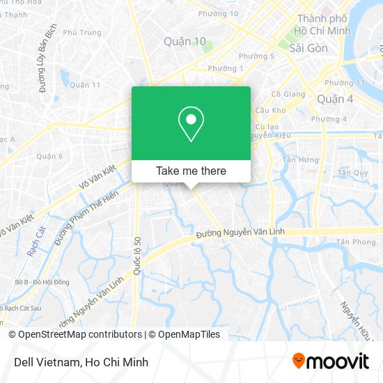 Dell Vietnam map