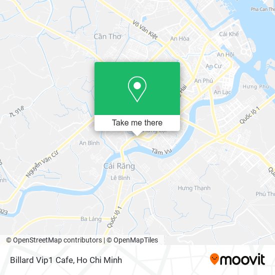 Billard Vip1 Cafe map