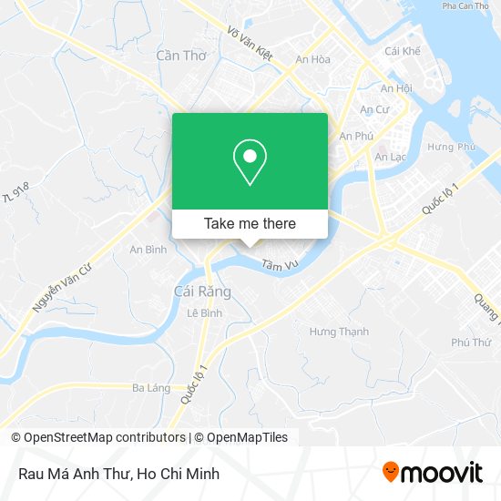 Rau Má Anh Thư map