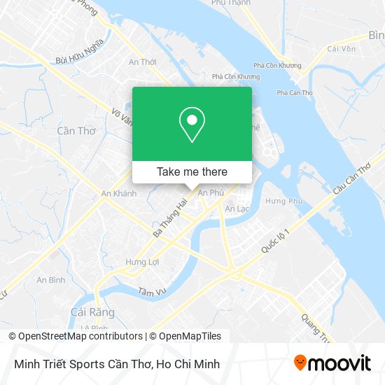 Minh Triết Sports Cần Thơ map