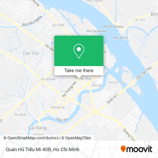 Quán Hủ Tiếu Mì 40B map